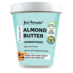 Crunchy Almond Butter - Unsweetened | 25.5% Protein | 100% Almonds | 100% Natural - 1 Kg Tub