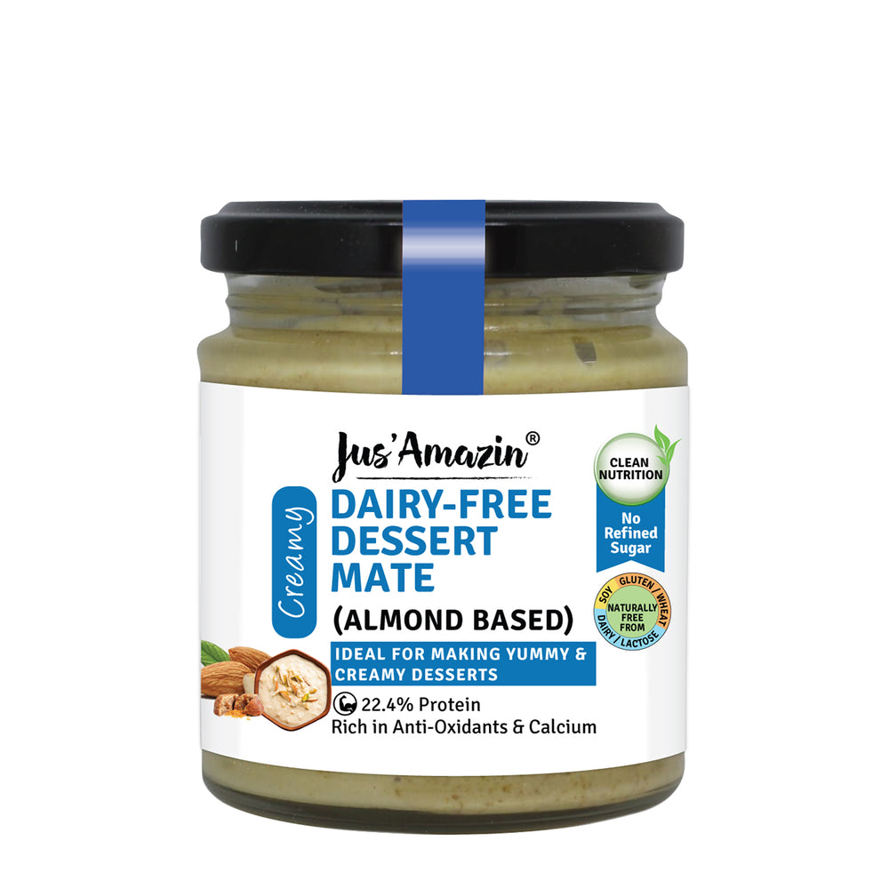 
                  
                    Condensed Almond Milk (200g Glass Jar)| Dairy-Free Dessert Mate
                  
                