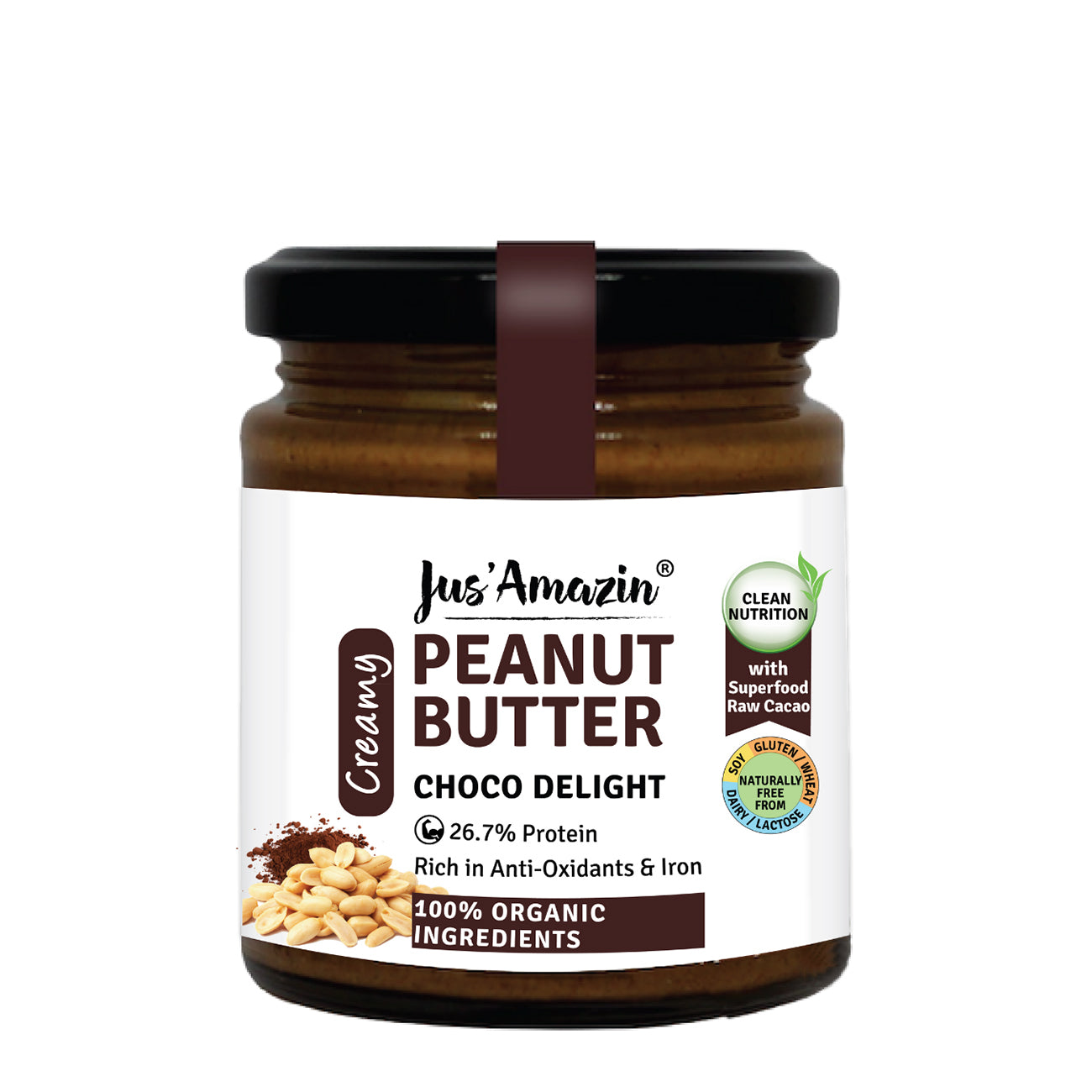 
                  
                    Organic Peanut Butter Choco Delight With Anti-Oxidant Rich Organic Cacao - 200 g
                  
                