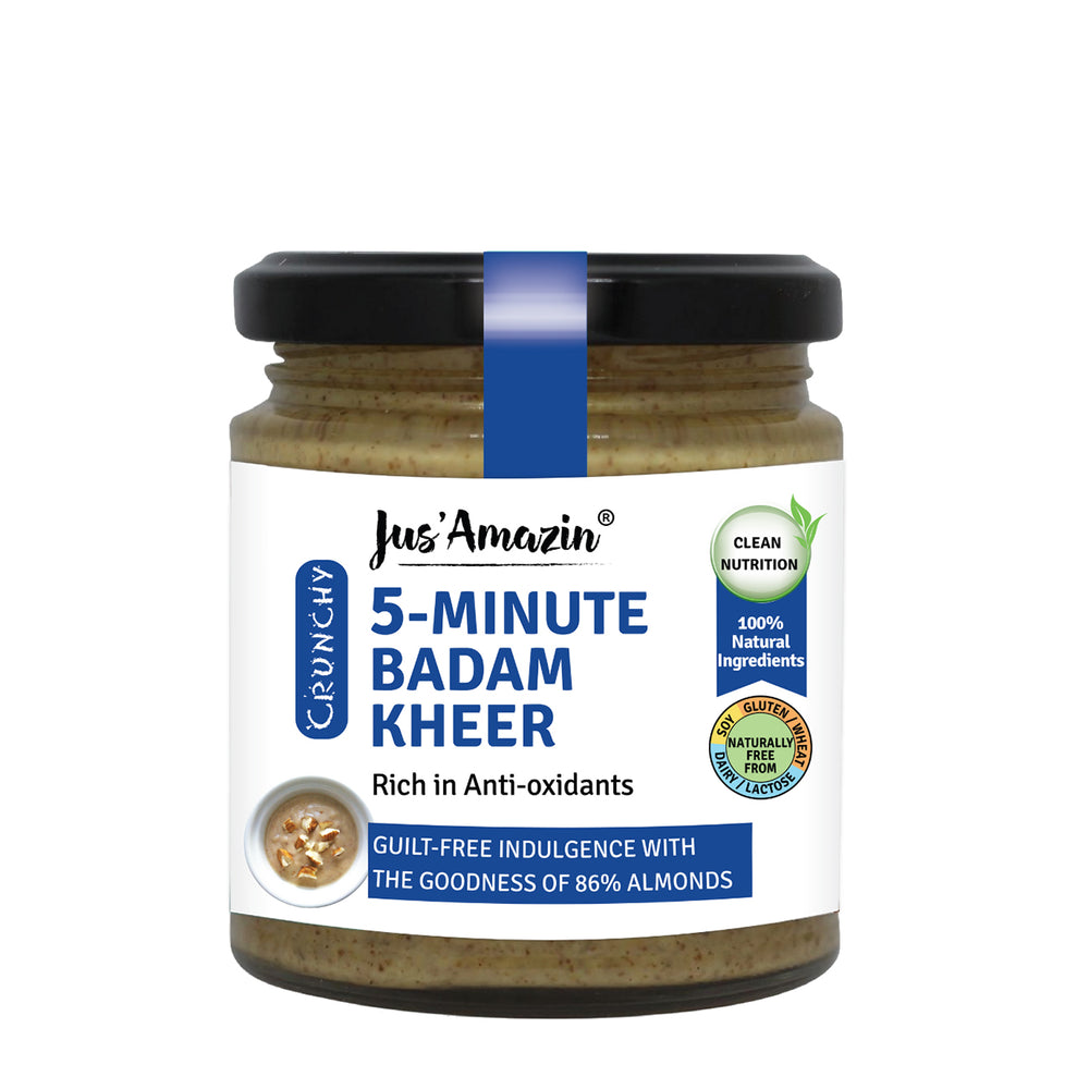 5-Minute Badam Kheer (200g) | Only 4 Ingredients, 100% Natural | 86% Almonds | Zero Additives | Vegan & Dairy Free