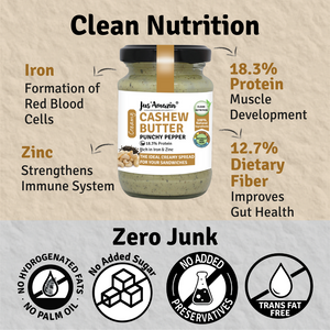 Cashewnut Butter - Punchy Pepper | Organic Pepper - 125 g