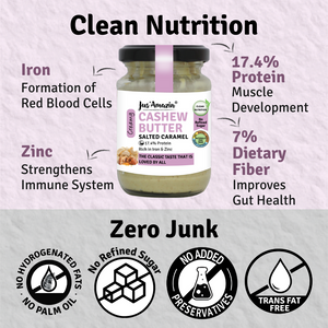 Cashewnut Butter | Cashewnut, Organic Jaggery & Organic Rock Salt - 125 g