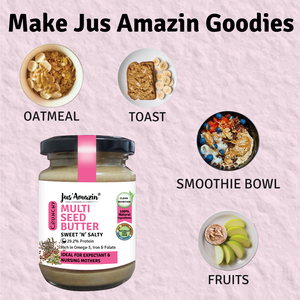 Multi seed Butter | Flax, Sunflower,Pumpkin & Watermelon Seeds - 125 g