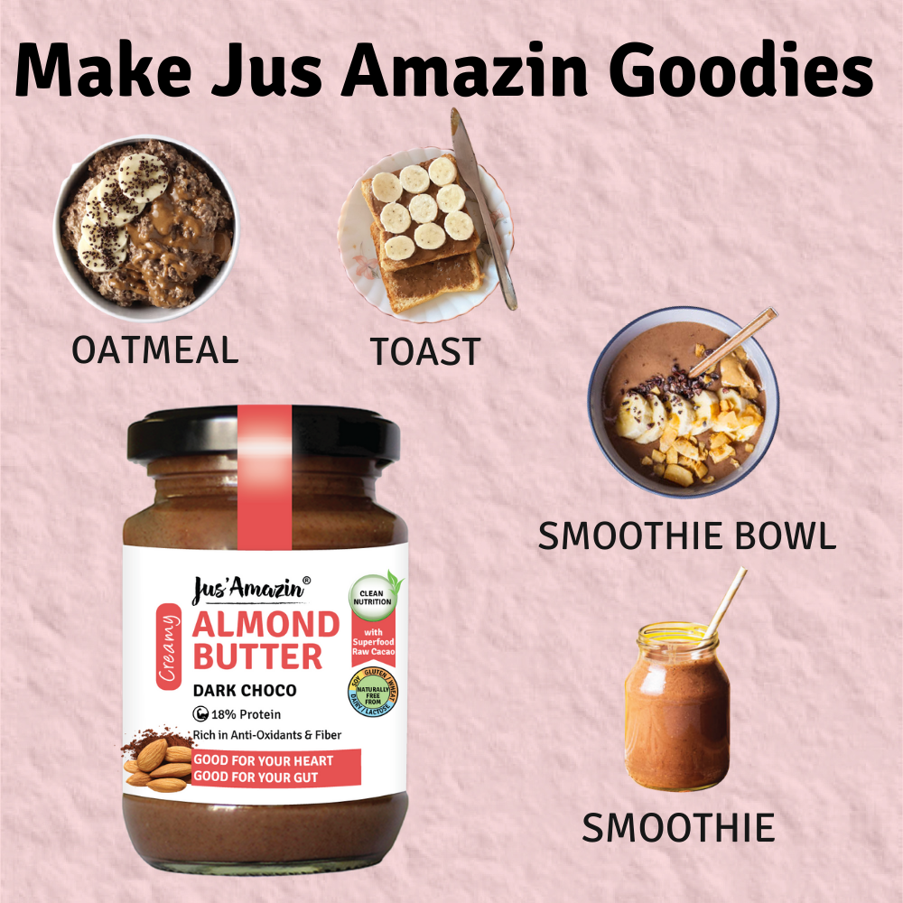 
                  
                    Almond Butter Dark Choco with Anti-oxidant Rich Organic Raw Cacao & Jaggery - 125 g
                  
                