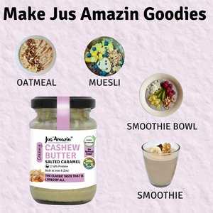 Cashewnut Butter | Cashewnut, Organic Jaggery & Organic Rock Salt - 125 g