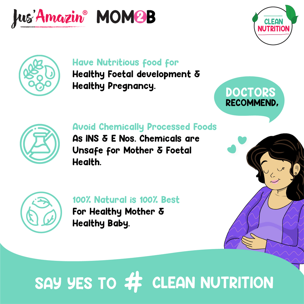 
                  
                    Jus Amazin Mom2B Spicy Almond & Seed Butter (200g) | For Pregnant & Nursing Women | High in Protein, Rich in Iron, Calcium & Folate | Clean Nutrition – 100% Natural, No Preservatives, No Chemicals
                  
                