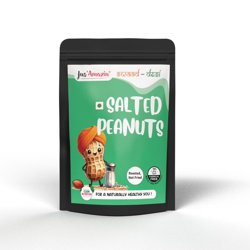Salted Peanuts – Rich in Protein & Dietary Fiber| Roasted-Not Fried| Multi-Pack (20g x 10 Nos.)