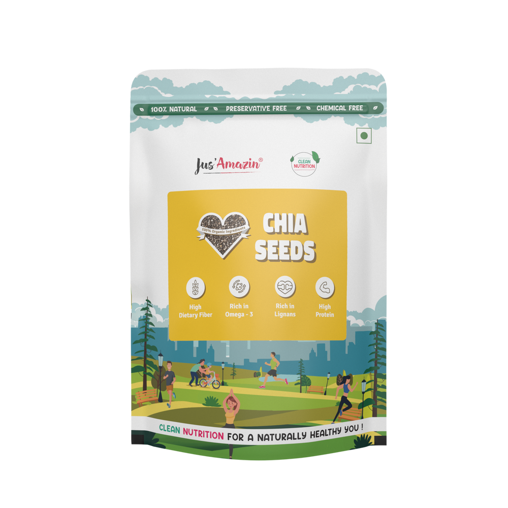 100% Organic Chia Seeds - 500 g
