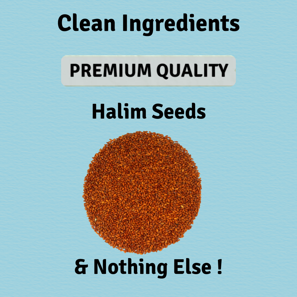 
                  
                    Halim Seeds : Rich in Protein, Omega-3 and Anti-oxidants - 400g
                  
                