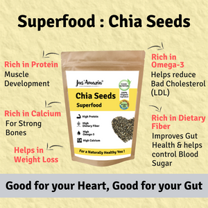 100% Organic Chia Seeds - 250 g