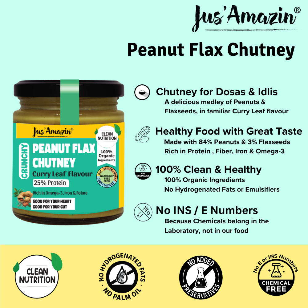 
                
                    Load image into Gallery viewer, Peanut Flax chutney | Curry &amp;#39;N&amp;#39; Cumin Flavour, Organic - 200 g
                
            