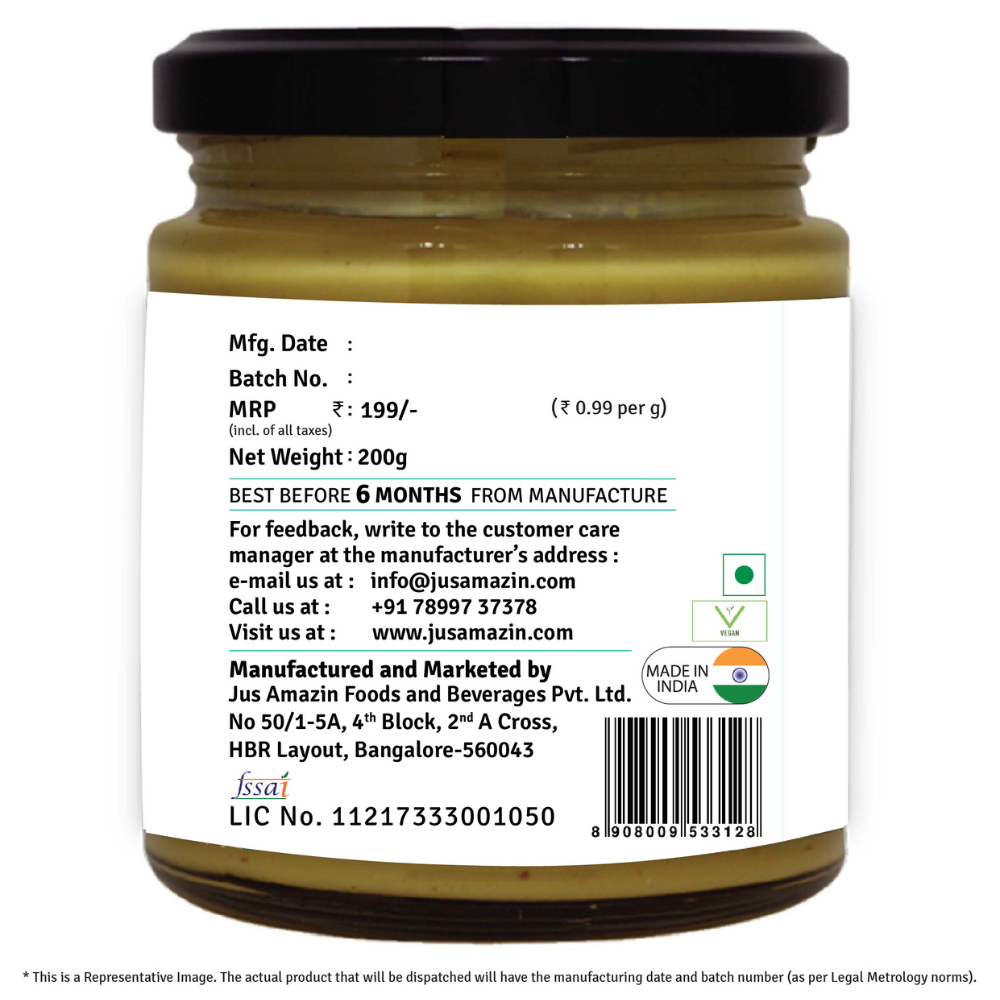 Peanut Flax chutney | Curry 'N' Cumin Flavour, Organic - 200 g