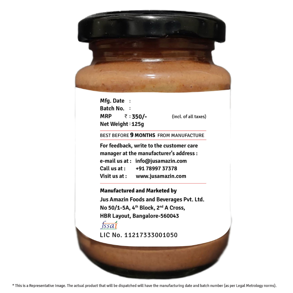 
                  
                    Almond Butter Dark Choco with Anti-oxidant Rich Organic Raw Cacao & Jaggery - 125 g
                  
                