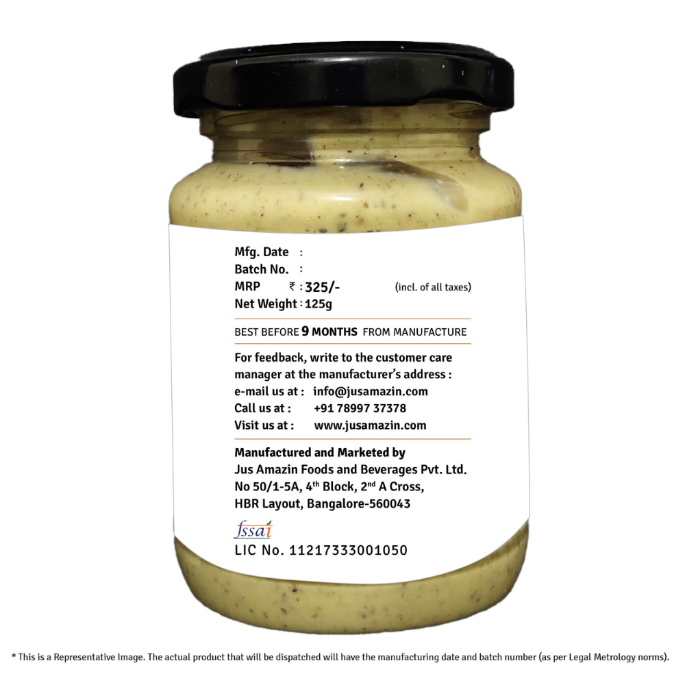 
                  
                    Cashewnut Butter - Punchy Pepper | Organic Pepper - 125 g
                  
                