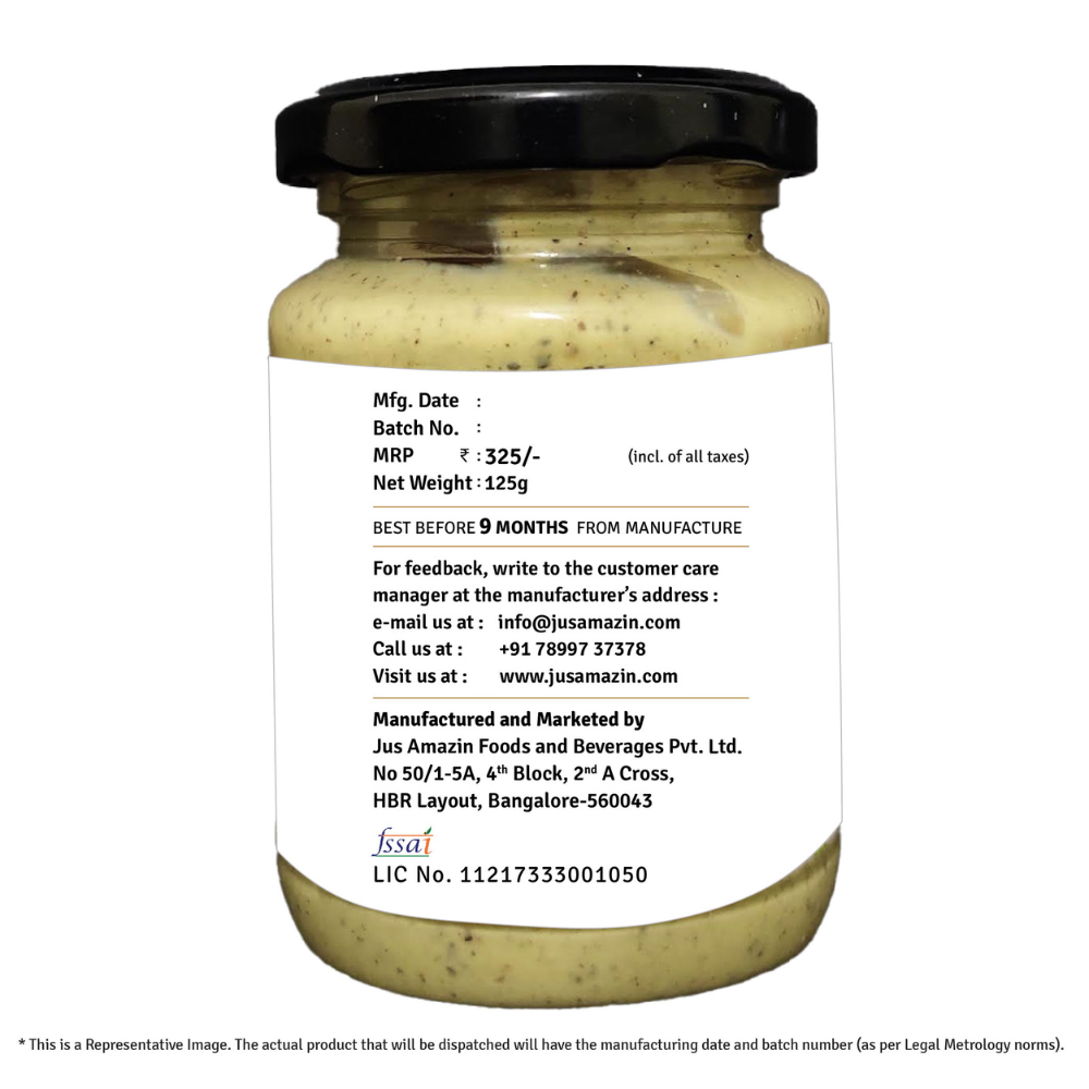 
                
                    Load image into Gallery viewer, Cashewnut Butter - Punchy Pepper | Organic Pepper - 125 g
                
            