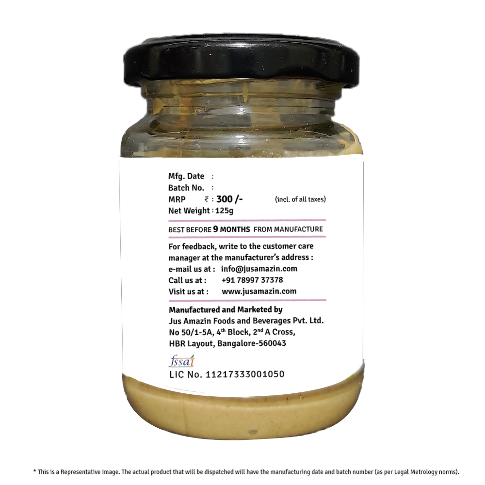 
                  
                    Almond Butter - Unsweetened | 25% Protein | 100% Almonds | Zero Additives | 100% Natural - 200 g
                  
                