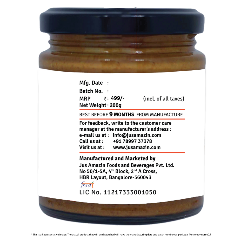 
                  
                    Hazelnut Spread Creamy - Choco Mania (200g Glass Jar) | 4X Less Sugar & 3X More Protein | 80% Nuts & Raw Cacao
                  
                