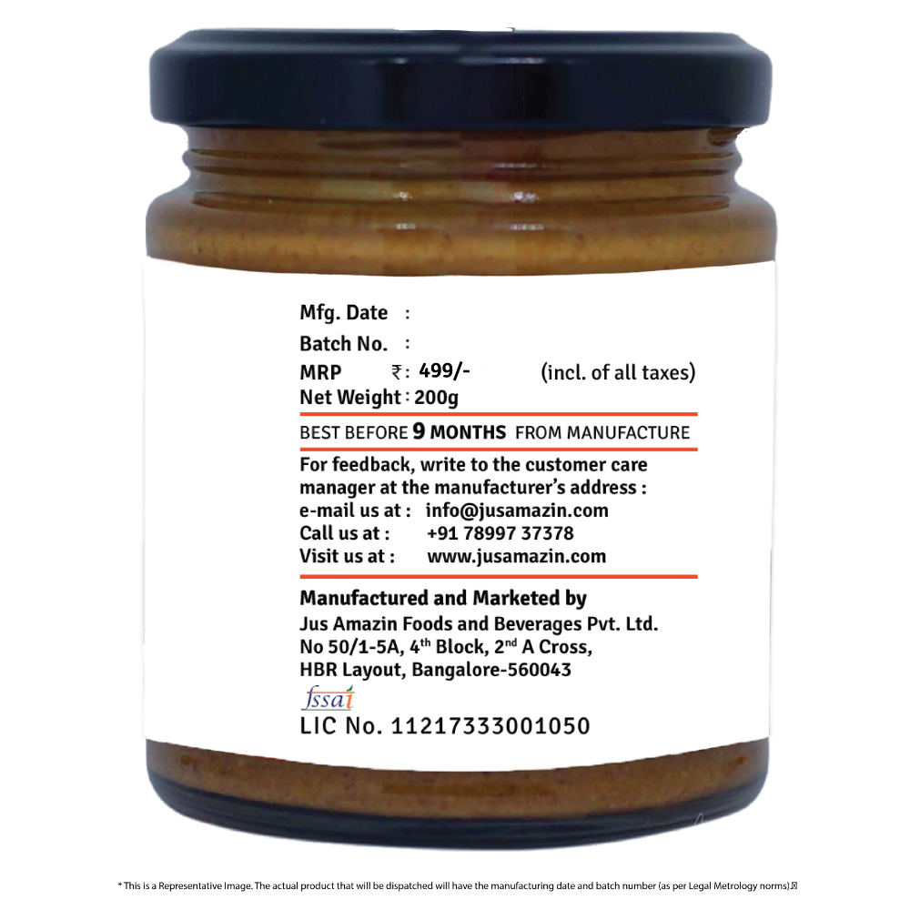 
                  
                    Hazelnut Spread Creamy - Choco Mania (200g) | 4X Less Sugar & 3X More Protein | 80% Nuts & Raw Cacao
                  
                