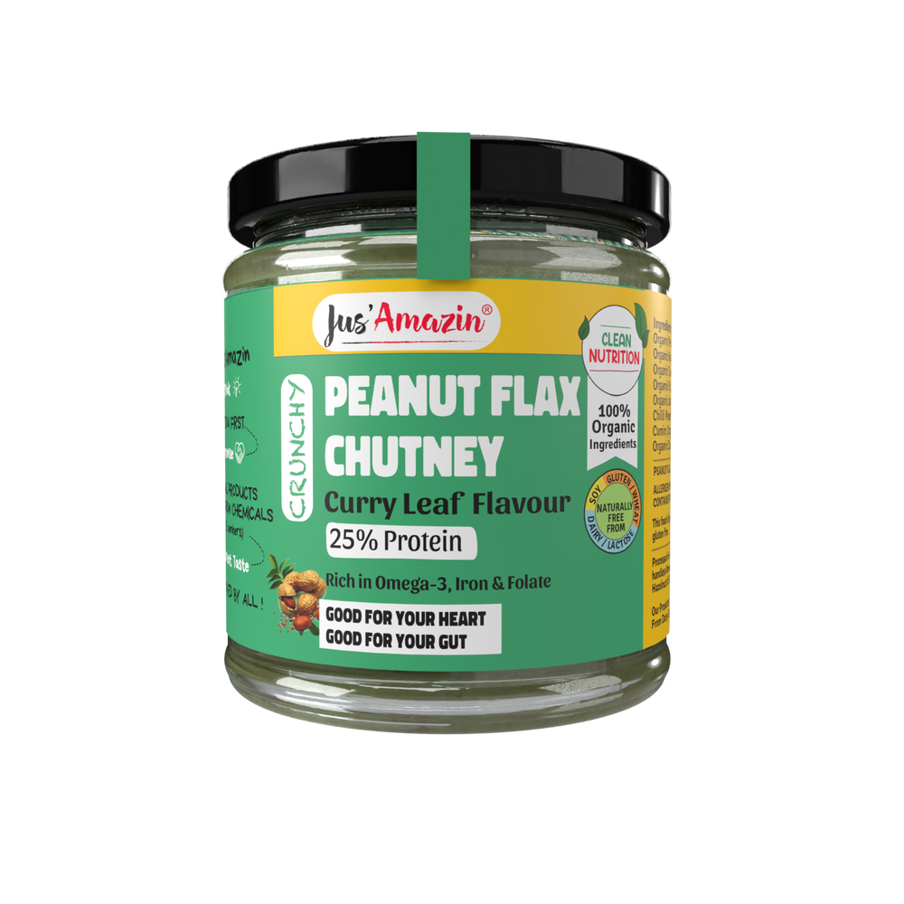 Peanut Flax chutney | Curry 'N' Cumin Flavour, Organic - 200 g