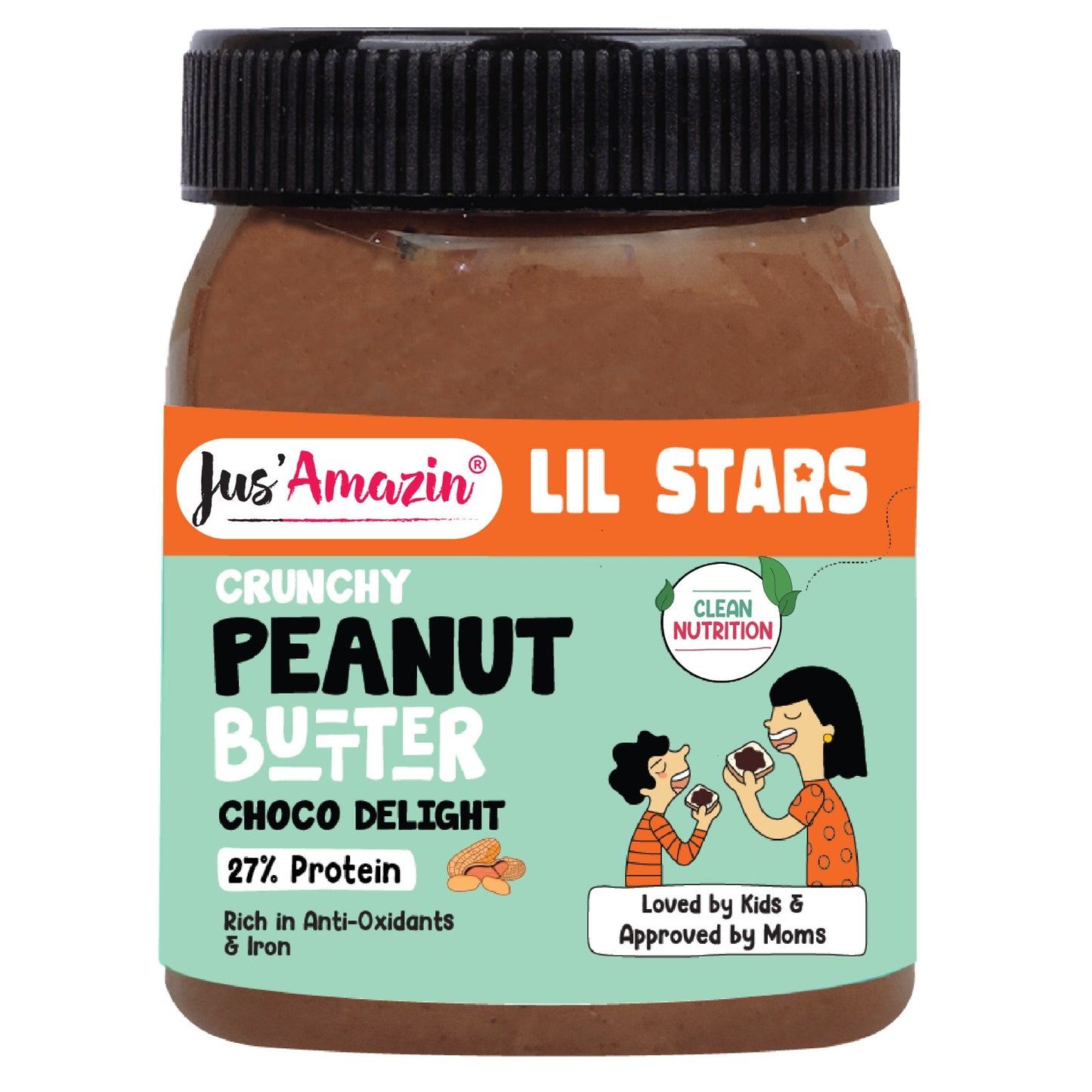 
                  
                    Lil' Stars Crunchy Peanut Butter - Choco Delight -325g
                  
                