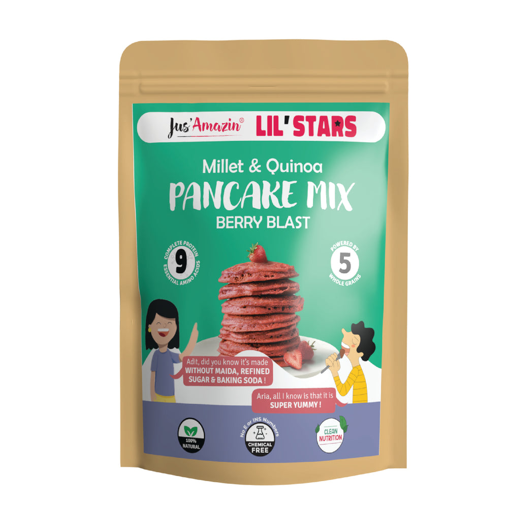 Lil' Stars Pancake Mix - Berry Blast 250g