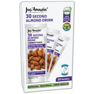 30-Second Almond Drink Unsweetened (10 X 25g sachets) | 6g Protein Per Serving