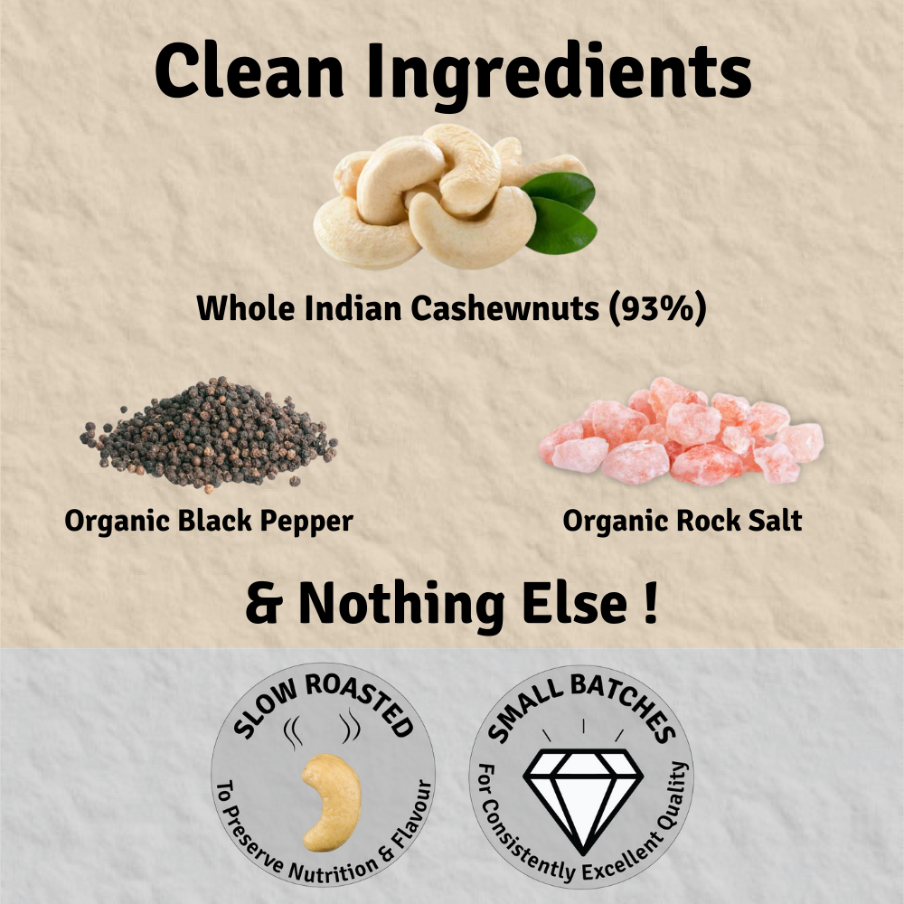Cashewnut Butter - Punchy Pepper | Organic Pepper - 125 g