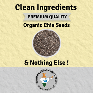 100% Organic Chia Seeds - 250 g