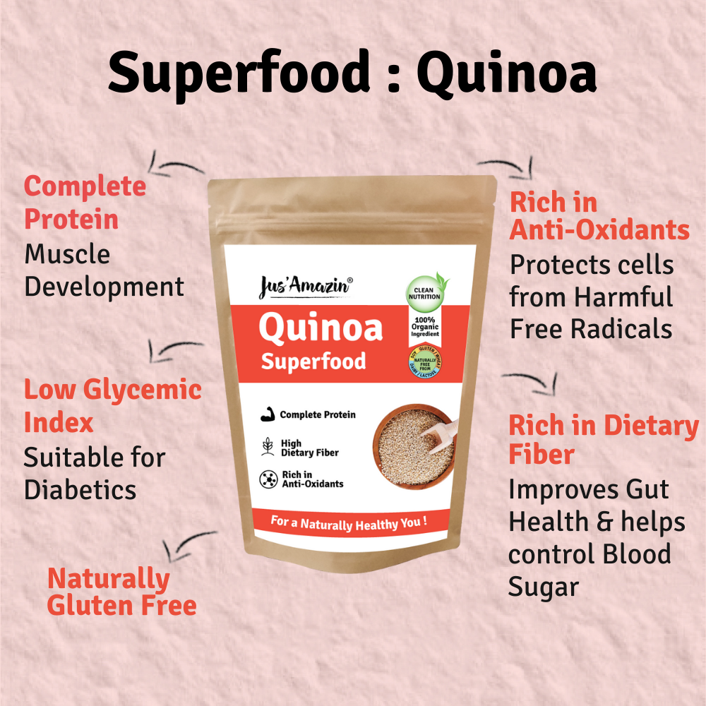 
                  
                    Organic Quinoa - 1 Kg
                  
                
