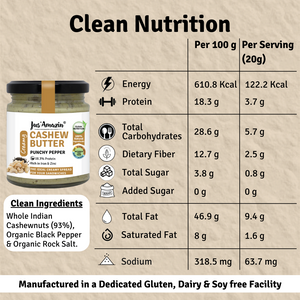 Cashewnut Butter - Punchy Pepper | Organic Pepper - 200 g