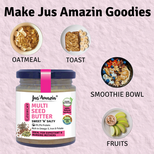 Multi seed Butter | Flax, Sunflower,Pumpkin & Watermelon Seeds - 200 g